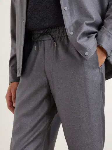 Sease Summer Mindset Straight-Leg Virgin Wool Drawstring Trousers - Men | Thumbnail 5 Sease Summer Mindset Straight-Leg Virgin Wool Drawstring Trousers - Men | Thumbnail 5