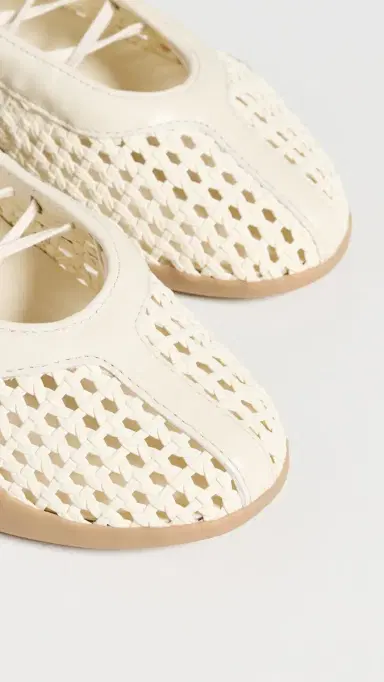 adidas Taekwondo Mei Ballet Shoes Cream White/Gum 4 | Thumbnail 6