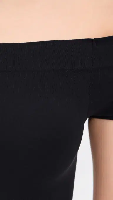 Commando Ballet Cap Sleeve Thong Bodysuit Black One Size | Thumbnail 6