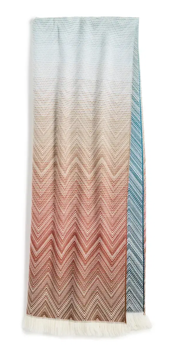 Missoni Ciro New Throw Blue Multicolor One Size