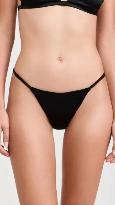 Kiki de Montparnasse Tous Les Jours G-String Black | Thumbnail 2