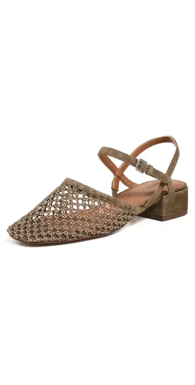 Madewell The Lola Ankle-Strap Heeled Sandals Safari Khaki | Thumbnail 1 Madewell The Lola Ankle-Strap Heeled Sandals Safari Khaki | Thumbnail 1