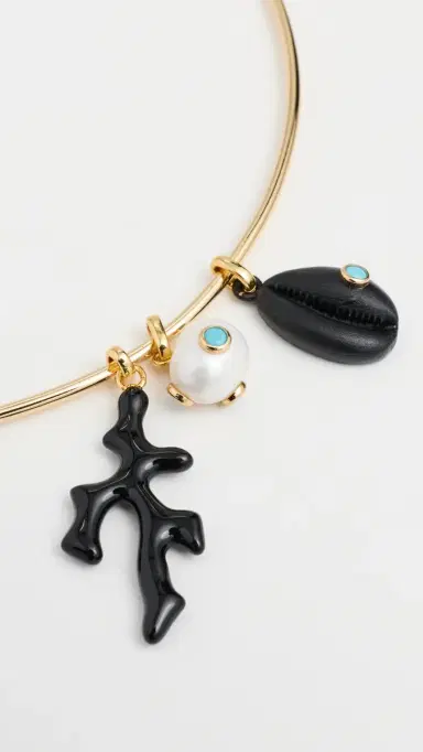 Martha Calvo Mar Necklace Gold One Size | Thumbnail 4