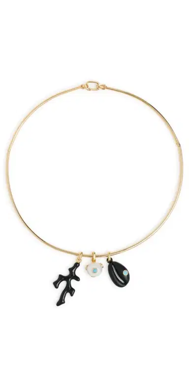 Martha Calvo Mar Necklace Gold One Size | Thumbnail 1