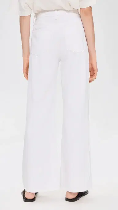 Madewell The Ultimate Wide-Leg Jean in Tile White Tile White 30 | Thumbnail 3 Madewell The Ultimate Wide-Leg Jean in Tile White Tile White 30 | Thumbnail 3