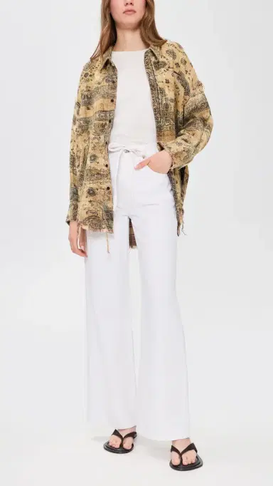 Madewell The Ultimate Wide-Leg Jean in Tile White Tile White 30 | Thumbnail 5 Madewell The Ultimate Wide-Leg Jean in Tile White Tile White 30 | Thumbnail 5