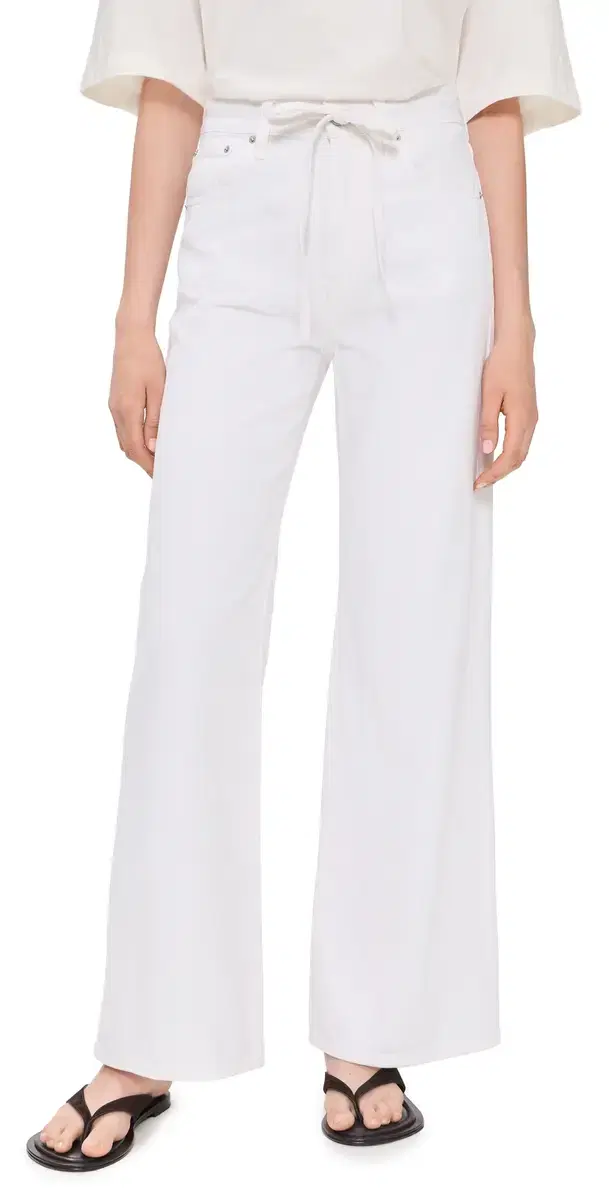 The Ultimate Wide-Leg Jean in Tile White Tile White