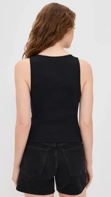 PAIGE Bali Tank Top Black S | Thumbnail 3