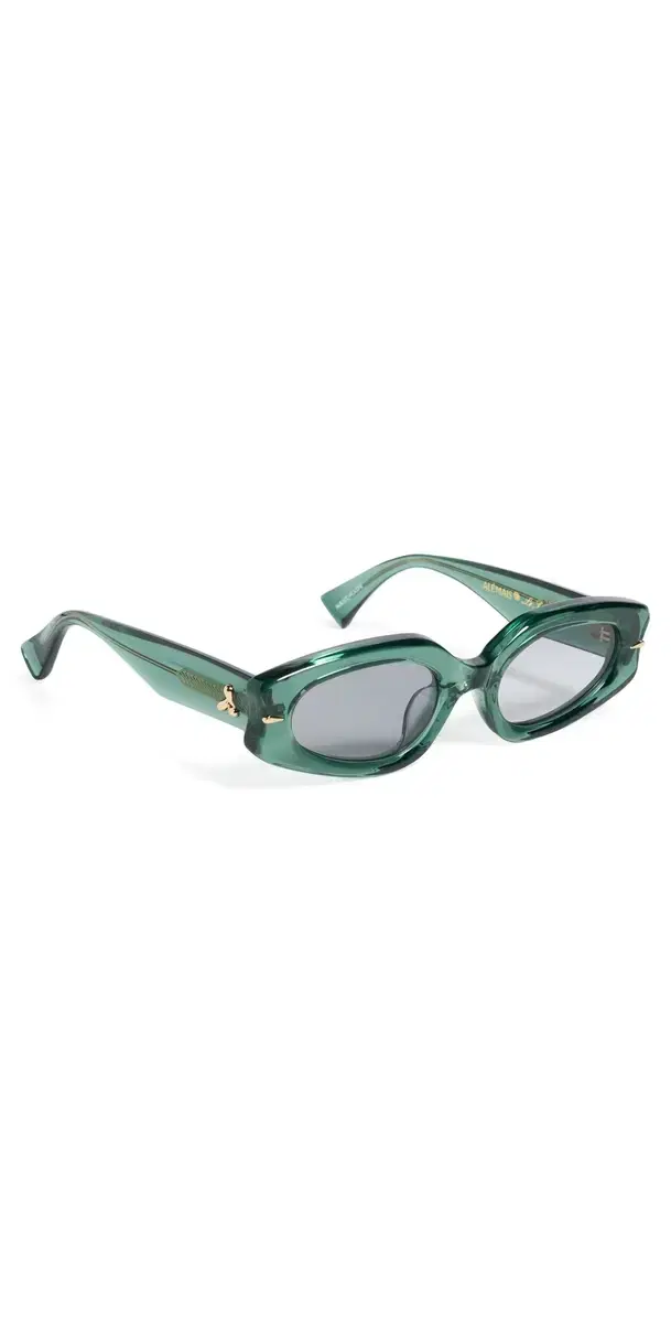 Le Specs x Alemais Lunar Sunglasses Sage Green One Size
