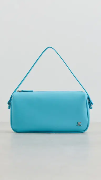 Courrèges Soft Leather Camera Bag Aqua One Size | Thumbnail 2 Courrèges Soft Leather Camera Bag Aqua One Size | Thumbnail 2