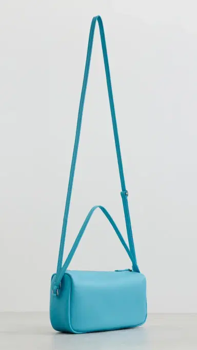 Courrèges Soft Leather Camera Bag Aqua One Size | Thumbnail 4 Courrèges Soft Leather Camera Bag Aqua One Size | Thumbnail 4