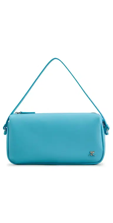 Courrèges Soft Leather Camera Bag Aqua One Size | Thumbnail 1 Courrèges Soft Leather Camera Bag Aqua One Size | Thumbnail 1