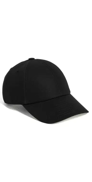 Courrèges Signature Cotton Cap Black One Size | Thumbnail 1 Courrèges Signature Cotton Cap Black One Size | Thumbnail 1