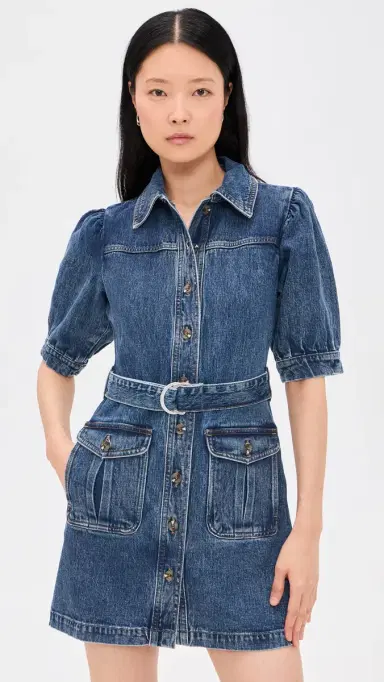 Seventy + Mochi Drew Denim Dress Napa | Thumbnail 2