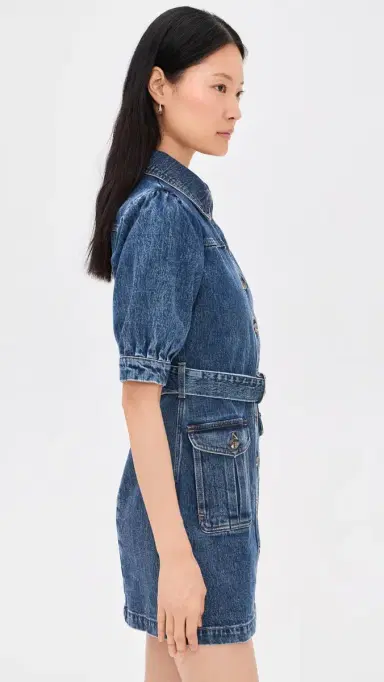 Seventy + Mochi Drew Denim Dress Napa | Thumbnail 4