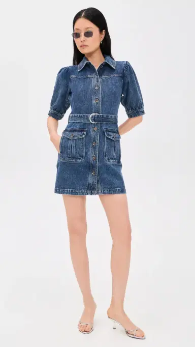 Seventy + Mochi Drew Denim Dress Napa | Thumbnail 5