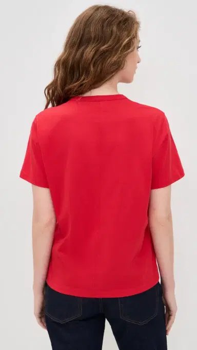 Sold Out NYC The Iconically Soft Perfect Tee In Iconic Red Iconic Red XL | Thumbnail 3 Sold Out NYC The Iconically Soft Perfect Tee In Iconic Red Iconic Red XL | Thumbnail 3