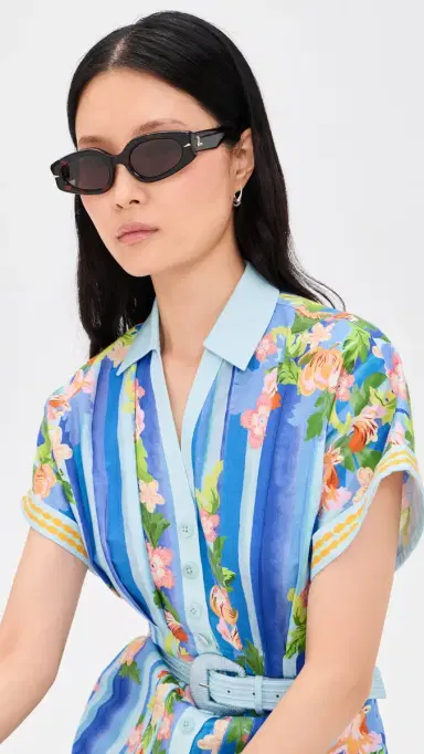 Le Specs x Alemais Lunar Sunglasses Tortoiseshell One Size | Thumbnail 3