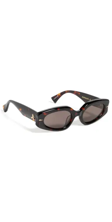 Le Specs x Alemais Lunar Sunglasses Tortoiseshell One Size | Thumbnail 1