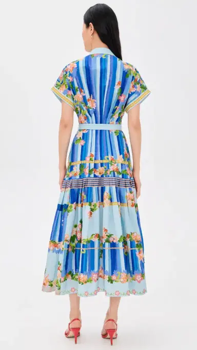 SALONI Riya B Dress Floral River Plmt | Thumbnail 3 SALONI Riya B Dress Floral River Plmt | Thumbnail 3