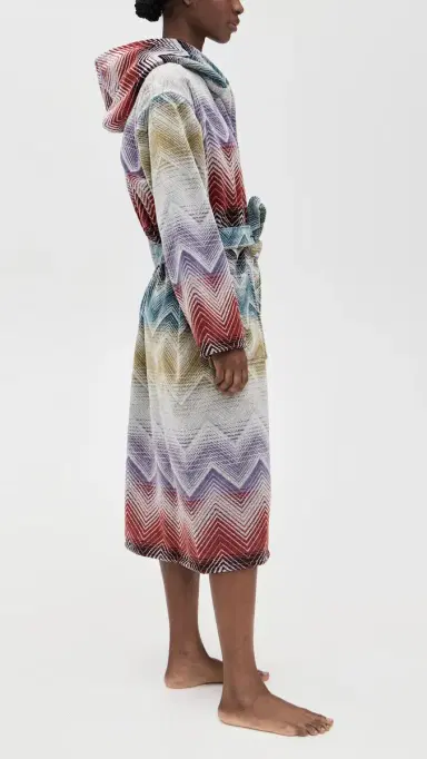 Missoni Marea Hooded Bathrobe ulticolor | Thumbnail 4 Missoni Marea Hooded Bathrobe ulticolor | Thumbnail 4