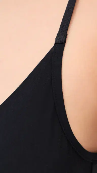 Commando Butter Cami Thong Bodysuit Black S | Thumbnail 6