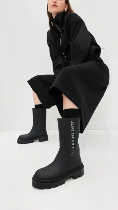 Off-White Reboot Rainy Days Boots Black/White | Thumbnail 3
