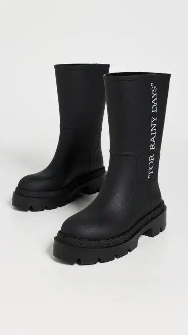 Off-White Reboot Rainy Days Boots Black/White | Thumbnail 5