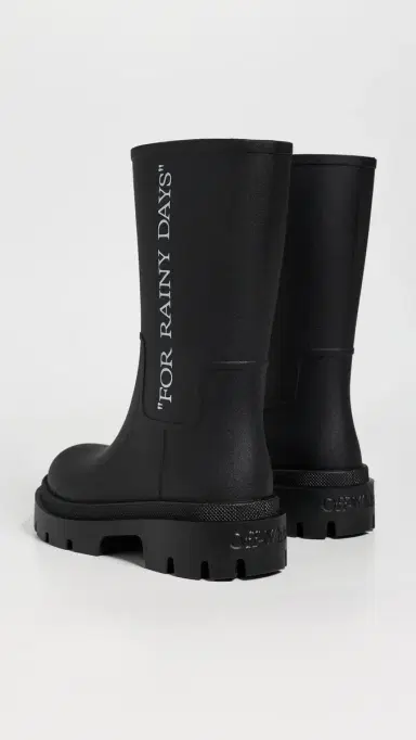 Off-White Reboot Rainy Days Boots Black/White | Thumbnail 6