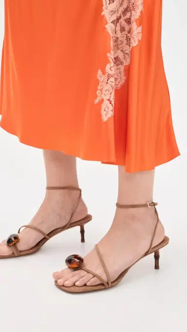 Jeffrey Campbell Carnelian Sandals Camel Suede Combo 8 | Thumbnail 3
