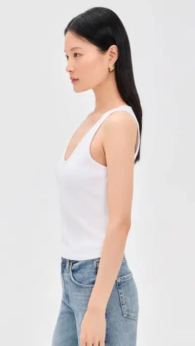 PAIGE Bali Tank Top White M | Thumbnail 4