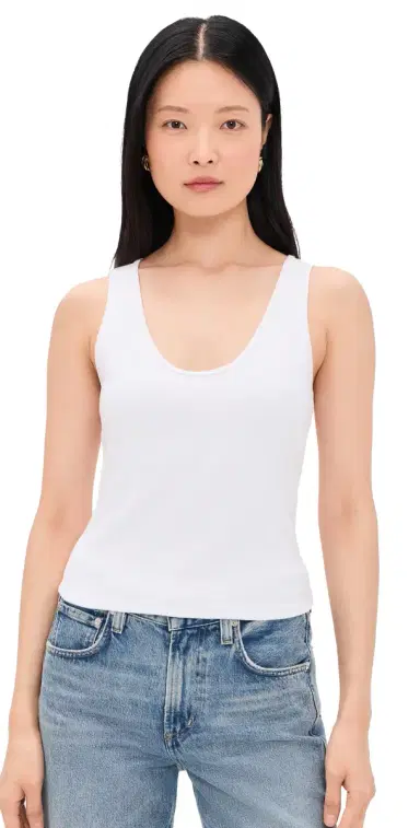 PAIGE Bali Tank Top White M | Thumbnail 1