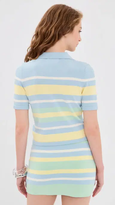 SEROYA Panie Top Pastel Stripe | Thumbnail 3 SEROYA Panie Top Pastel Stripe | Thumbnail 3
