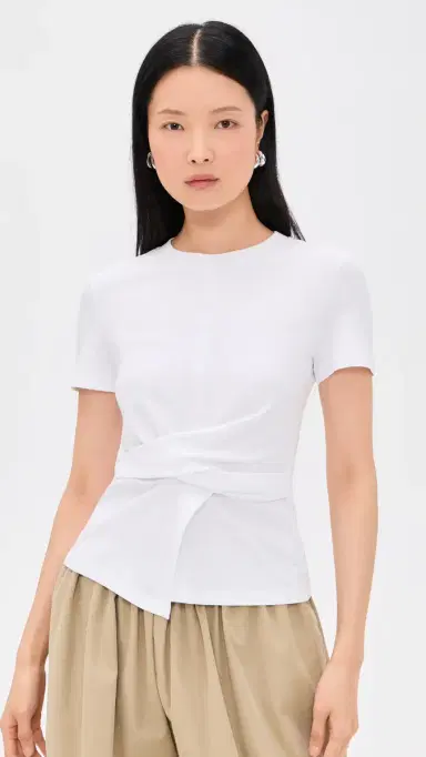 TANYA TAYLOR Kelsey Top White XL | Thumbnail 2
