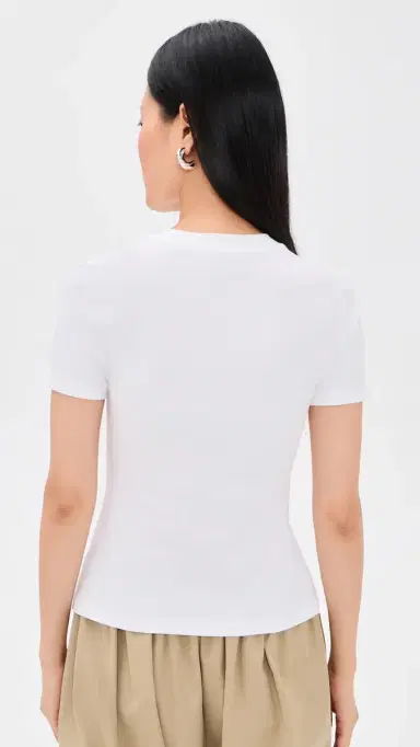 TANYA TAYLOR Kelsey Top White XL | Thumbnail 3