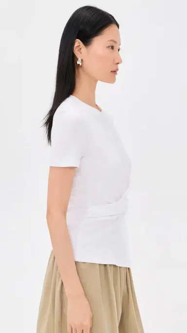 TANYA TAYLOR Kelsey Top White XL | Thumbnail 4