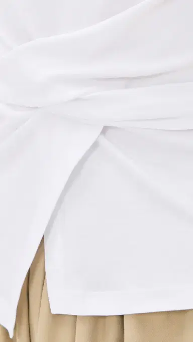 TANYA TAYLOR Kelsey Top White XL | Thumbnail 6
