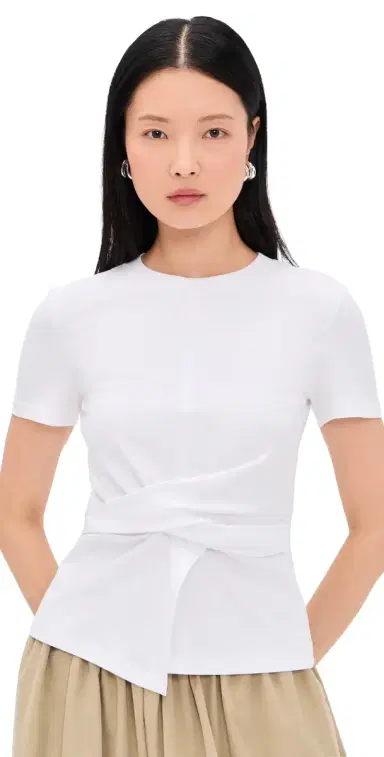 TANYA TAYLOR Kelsey Top White XL | Thumbnail 1