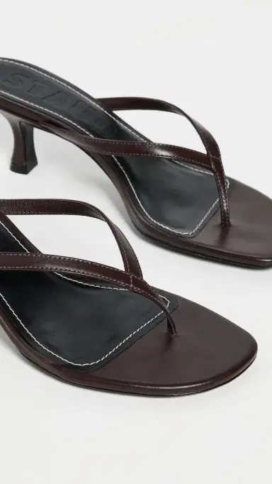 Staud Freja Kitten Heel Sandals Espresso 36 | Thumbnail 6 Staud Freja Kitten Heel Sandals Espresso 36 | Thumbnail 6