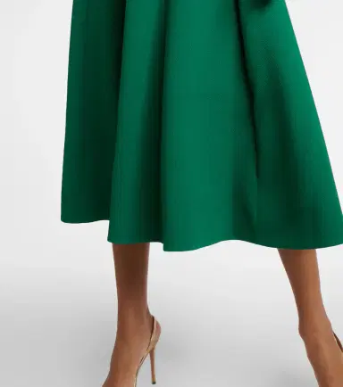 Emilia Wickstead Kylee crêpe midi dress | Thumbnail 5