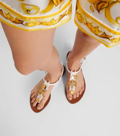 Dolce & Gabbana Embellished leather thong sandals | Thumbnail 7 Dolce & Gabbana Embellished leather thong sandals | Thumbnail 7