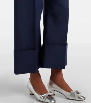 Valentino Crepe Couture wide-leg pants | Thumbnail 3