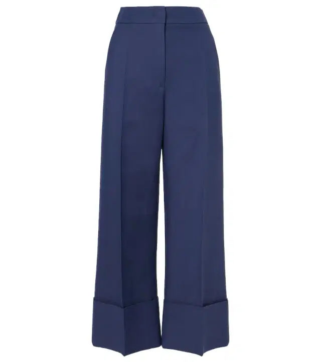 Valentino Crepe Couture wide-leg pants