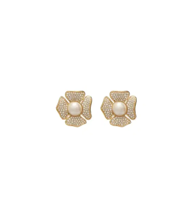 Valentino San Fin Swarovski-embellished earrings
