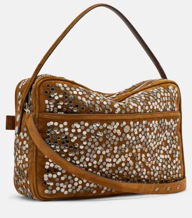 Acne Studios Camero Camera Large suede shoulder bag | Thumbnail 3 Acne Studios Camero Camera Large suede shoulder bag | Thumbnail 3