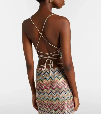 Missoni Zigzag crop top | Thumbnail 4 Missoni Zigzag crop top | Thumbnail 4