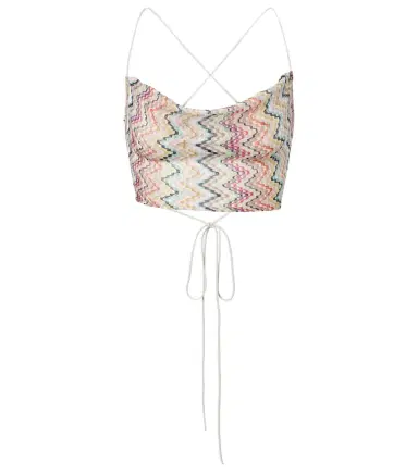 Missoni Zigzag crop top | Thumbnail 1 Missoni Zigzag crop top | Thumbnail 1