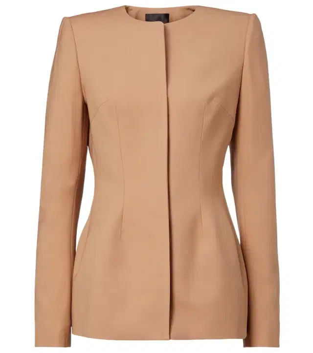 Wool-blend blazer