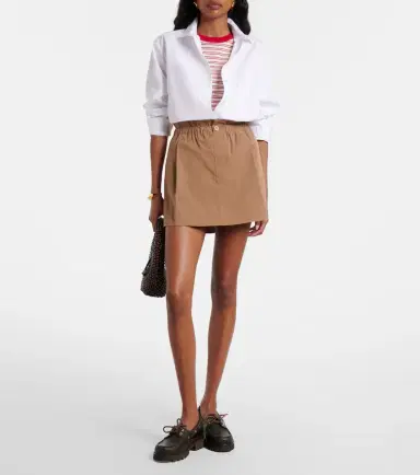 Vince Cotton twill skort | Thumbnail 4