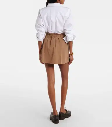 Vince Cotton twill skort | Thumbnail 5
